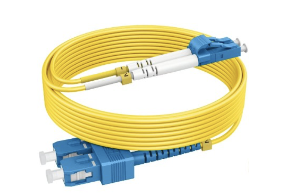 Fiber Patch Cord LC UPC to SC UPC 3.00mm Duplex SM